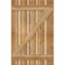 Ekena Millwork Spaced Board-n-Batten Shutters w/Z-Bar, Rough Sawn Western Red Cedar, 28 7/8W x 44H, PR RBS06Z29X044RWR - alternate 5